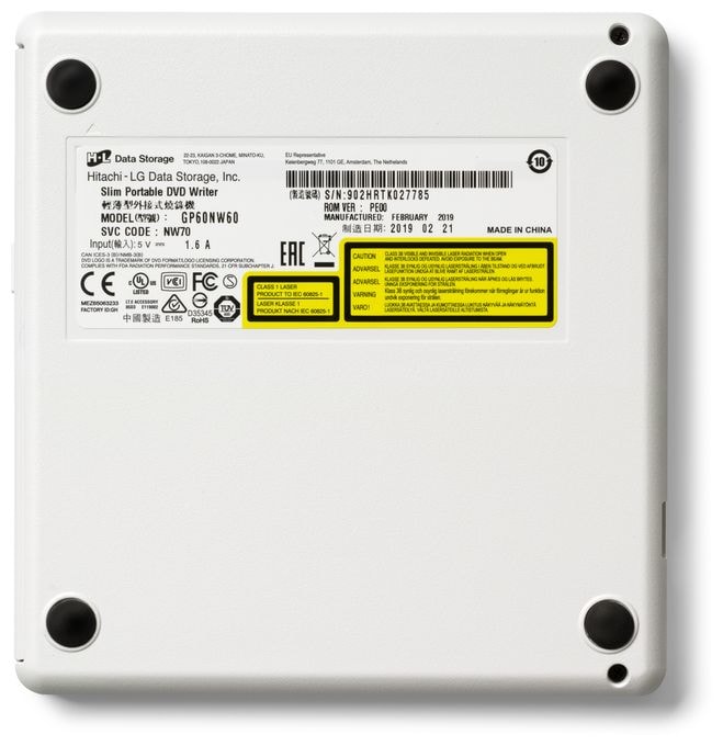 LG GP60NW60 Slim Portable DVD-Brenner 
