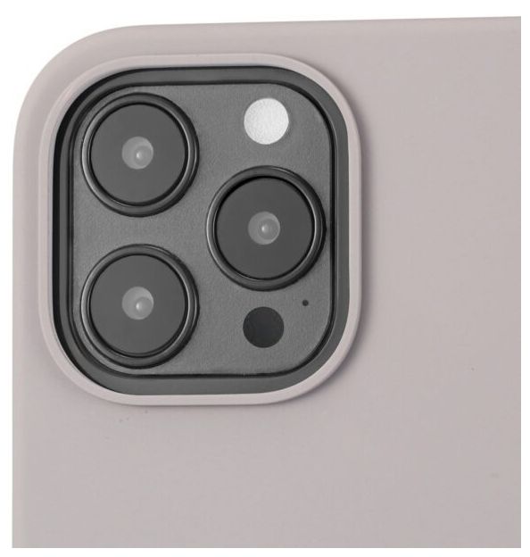 Cover für Apple iPhone 12 Pro  Silicone Case (Graubraun) 