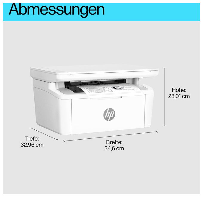 A4 Laser Drucker 600 x 600 DPI 20 Seiten pro Minute LaserJet MFP M140w All in One 