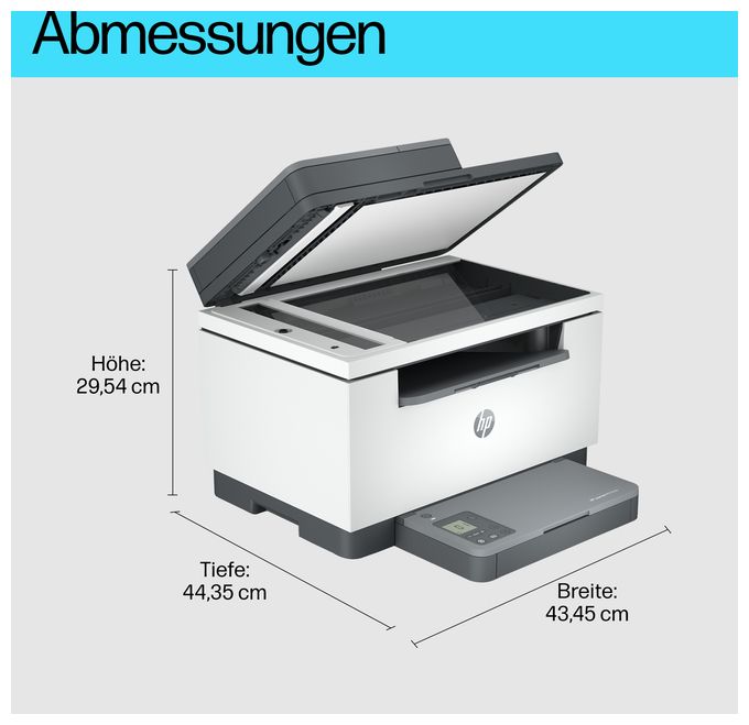 A4 Laser Drucker 600 x 600 DPI 29 Seiten pro Minute LaserJet MFP M234sdn All in One 