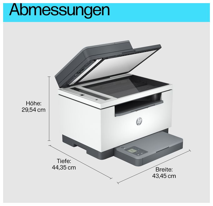 A4 Laser Drucker 600 x 600 DPI 29 Seiten pro Minute LaserJet MFP M234sdw All in One 
