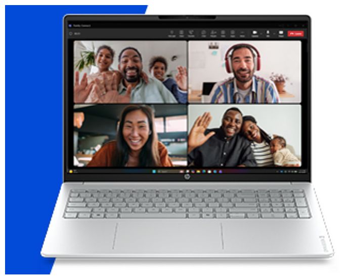2K Ultra HD Notebook 40,6 cm (16 Zoll) 1920 x 1200 Pixel 512 GB SSD Windows 11 Home AMD Ryzen 5 max. 4,3 GHz  OmniBook 3 16-by0650ng (Grau, Silber) 