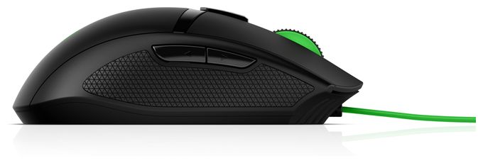 5000 DPI Gaming Maus Optisch  Pavilion Gaming 300 (Schwarz, Grün) 