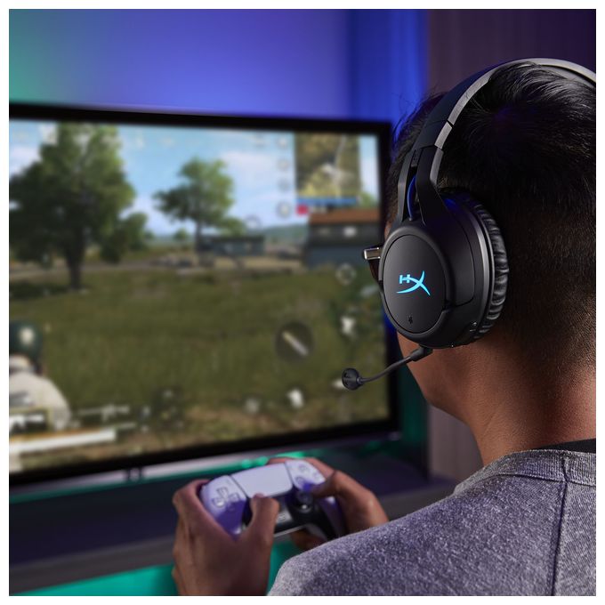 Over Ear Kopfhörer kabelgebunden&kabellos  Cloud Flight Gaming (Schwarz) 