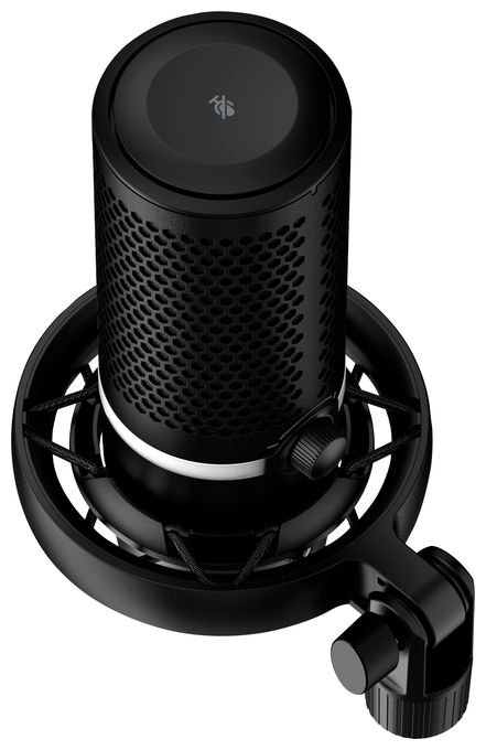 Kabelgebunden Mikrofon für Spielkonsole 96 kHz USB  DuoCast (Schwarz) 