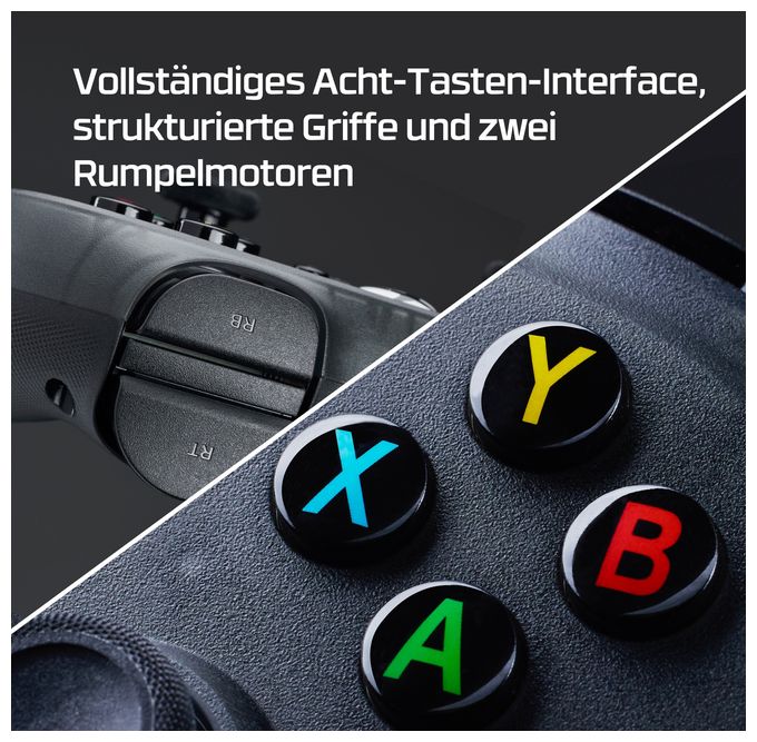 Joystick für Xbox, Xbox One  Clutch Tanto Mini (Schwarz) 
