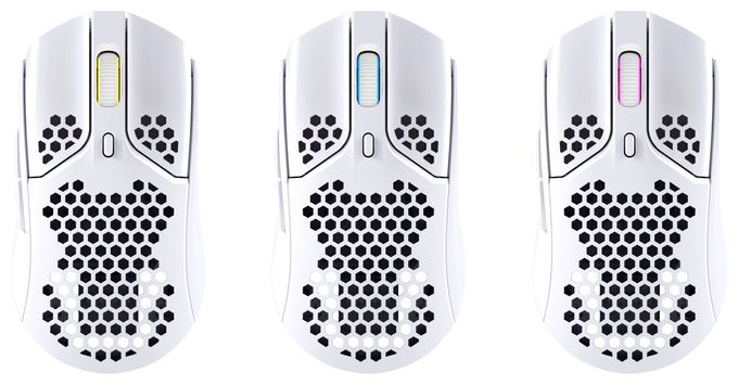 16000 DPI Gaming Maus Optisch  HyperX Pulsefire Haste (Weiß) 