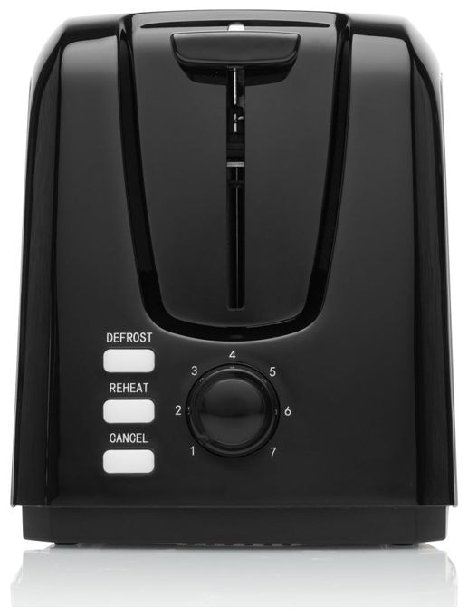 Toaster 750 W 2 Scheibe(n) 7 Stufen  TO304 (Schwarz, Edelstahl) 