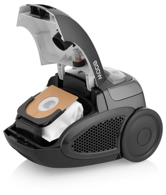 Bodenstaubsauger mit Staubbeutel 800 W  VC009 (Schwarz) 