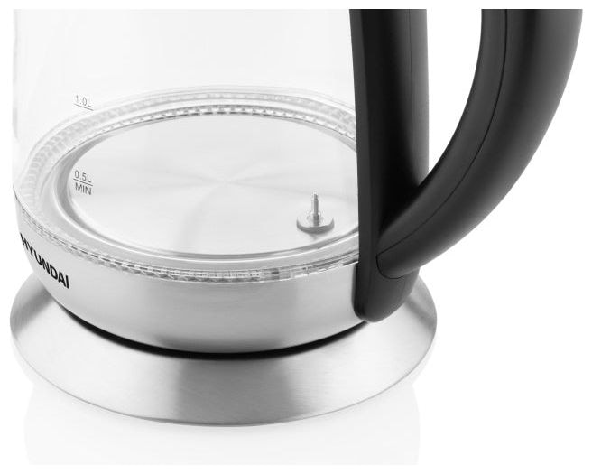 1,8 l Wasserkocher 2200 W (Schwarz, Transparent, Silber) VK792 