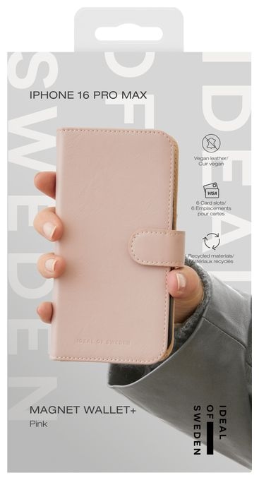 Geldbörsenhülle für Apple iPhone 16 Pro Max  IDMWP-I2467P-51 (Pink) 
