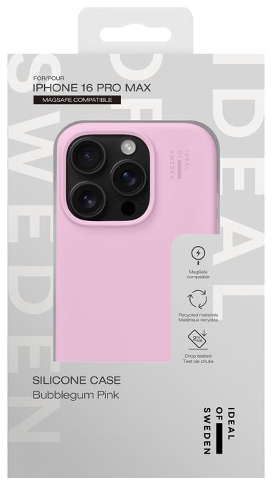 Cover für Apple iPhone 16 Pro Max  Silicone Case MagSafe (Pink) 