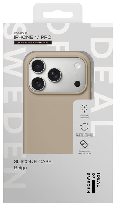 Silicone Case MagSafe Cover für Apple iPhone 17 Pro (Perfect Beige) 