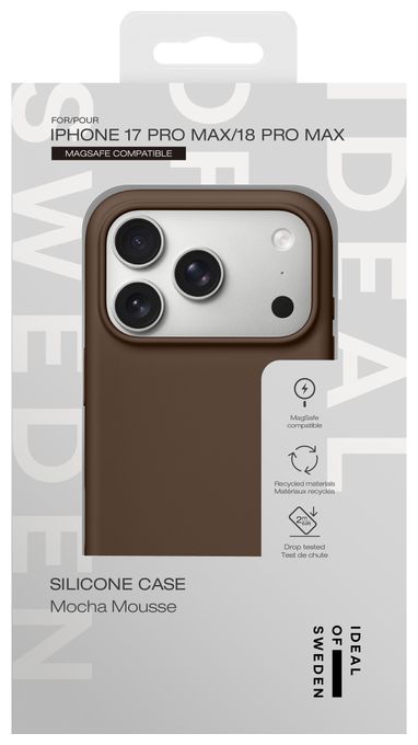 Silicone Case MagSafe für Apple iPhone 18 Pro Max / 17 Pro Max (Mocha Mousse) 