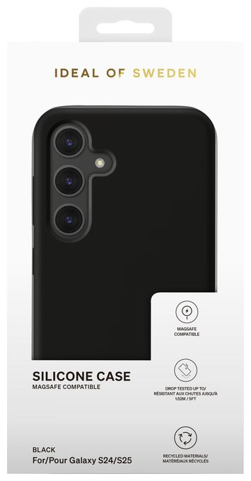 Cover für Samsung Galaxy S24/S25  IDSICMS-S24-01 (Schwarz) 