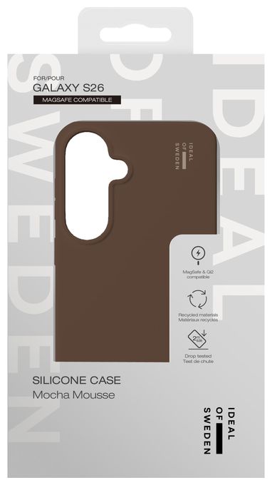 Silicone Case MagSafe Cover für Samsung Galaxy S26+ (Mocha Mousse) 
