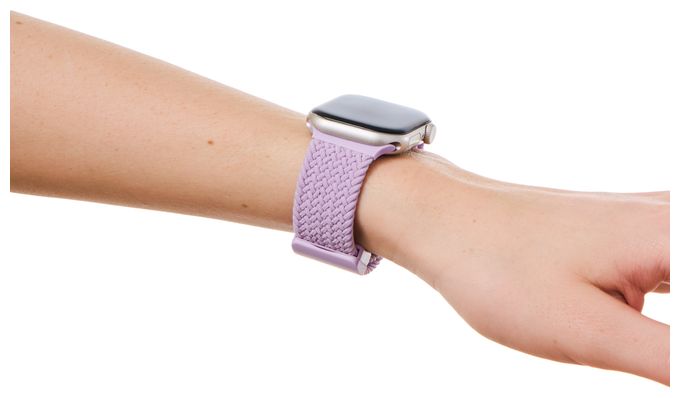 Armband 20 mm Apple Watch 42/44/45/46/49  Lavender Milk Watch Band (Violett) 