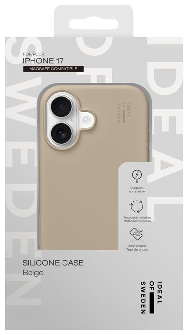 Silicone Case MagSafe Cover für Apple iPhone 17 (Perfect Beige) 