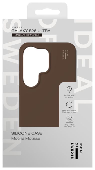 Silicone Case MagSafe Cover für Samsung Galaxy S26 Ultra (Mocha Mousse) 
