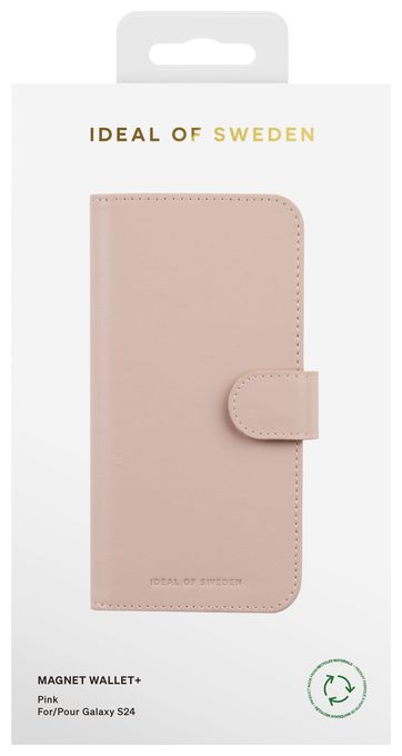 Geldbörsenhülle für Samsung Galaxy S24  IDMWP-S24-51 (Pink) 