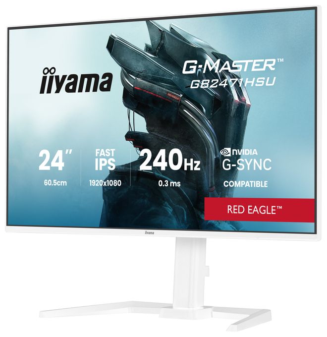 Full HD Monitor 60,5 cm (23.8 Zoll) 16:9 0,3 ms 350 cd/m²  G-Master GB2471HSU-W1 (Weiß) 