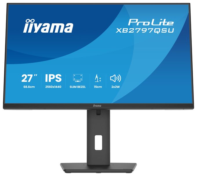 Quad HD Monitor 68,6 cm (27 Zoll) 16:9 1 ms 350 cd/m²  ProLite XB2797QSU-B1 (Schwarz) 
