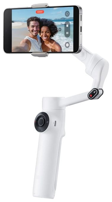Stativ Gimbal für Smartphone faltbar Bluetooth  Flow 2 Standard Bundle (Weiß) 
