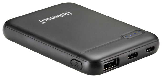 5000 mAh Powerbank Micro-USB + USB Type-C  XS (Schwarz) 