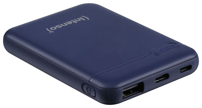 5000 mAh Powerbank Micro-USB + USB Type-C  XS (Blau) 