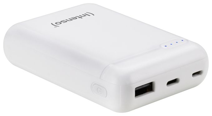 10000 mAh Powerbank Micro-USB + USB Type-C  XS (Weiß) 