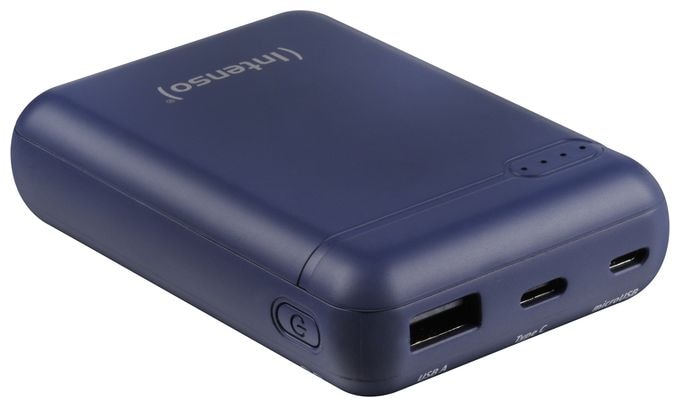 10000 mAh Powerbank Micro-USB + USB Type-C  XS (Blau) 