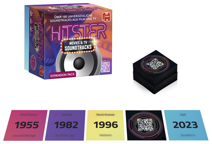 Brettspiel-Erweiterung bis zu 10 Spielern ab 16 Jahr(e) Hitster – Movies & TV Soundtracks Expansion Pack Brettspiel-Erweiterung 