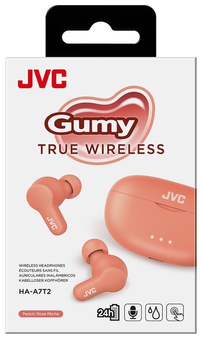 Bluetooth Kopfhörer Kabellos TWS IPX4 Mikro-USB  HA-A7T2 (Pink) 