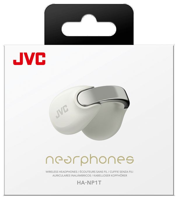 In-Ear Bluetooth Kopfhörer Kabellos TWS IPX4 USB Typ-C  HA-NP1T (Silber, Weiß) 