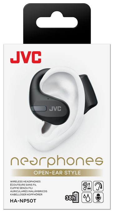In-Ear Bluetooth Kopfhörer Kabellos TWS 9,5 h Laufzeit IPX5  HA-NP50T (Schwarz) 