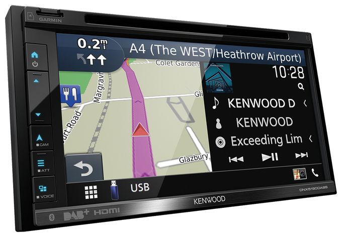 17,1 cm (6.75 Zoll) Navigationsgerät 16 GB Nordeuropa, Südeuropa DNX5190DSE3 