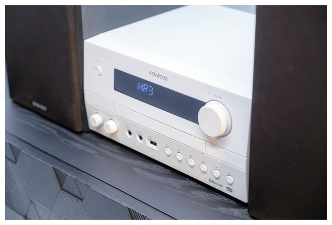 Heim-Audio-Mikrosystem DAB, DAB+, FM 50 W Bluetooth  M-822DAB (Schwarz/Weiß) 