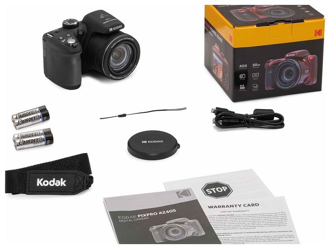 21 MP  Bridgekamera 40x Opt. Zoom  Pixpro AZ405 Astro Zoom (Schwarz) 
