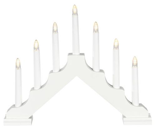 LED 280 mm Warmweiß Batterie/Akku 2322-205 Santa und Kinder mit Musik 14,5cm 