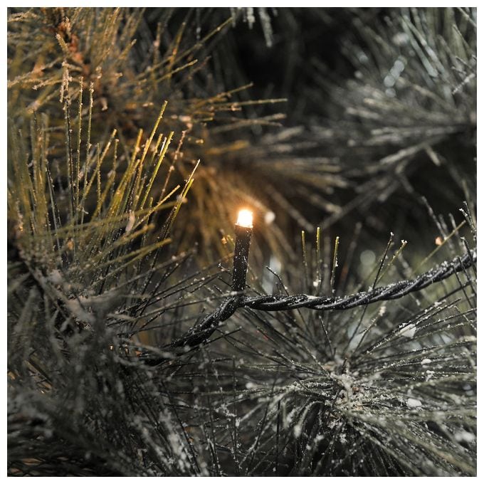 LED 2300 K Gelb Solar 3623-800SP Solar Lichterkette 
