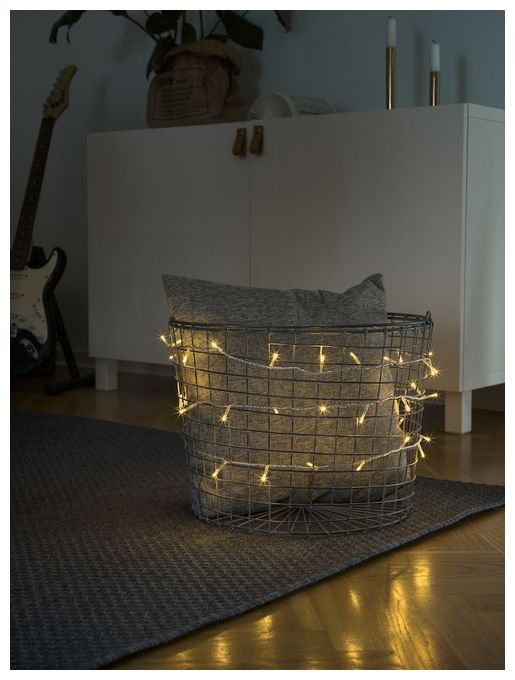 363 mm Ultra-Warmweiß(2200K) Warmweiß AC 6350-820 Bastel Deko Lichterkette LED 