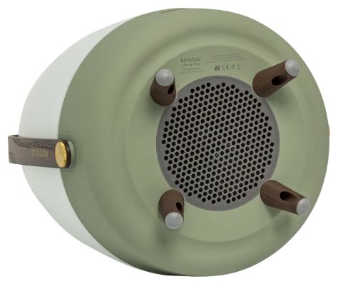 10 W Bluetooth Lautsprecher Laufzeit bis 11 h  Lite-up Play 2.0 (Grün, Weiß, Holz) 