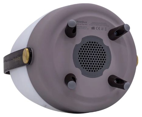 8 W Bluetooth Lautsprecher Laufzeit bis 11 h  Lite-up Play Mini (Beige, Weiß, Holz) 