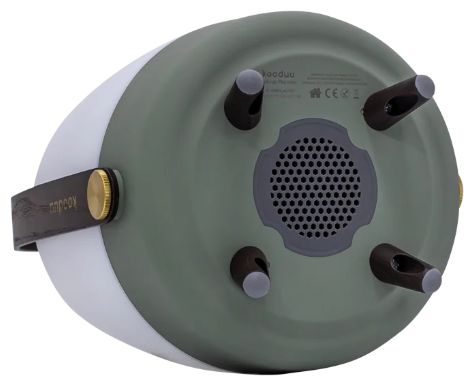 8 W Bluetooth Lautsprecher Laufzeit bis 11 h  Lite-up Play Mini (Grün, Weiß, Holz) 