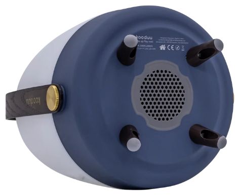 8 W Bluetooth Lautsprecher Laufzeit bis 11 h  Lite-up Play Mini (Blau, Weiß, Holz) 