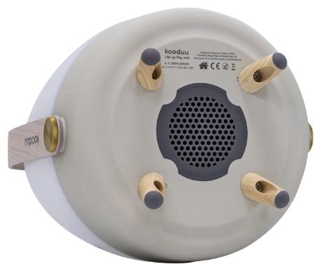 8 W Bluetooth Lautsprecher Laufzeit bis 11 h  Lite-up Play Mini (Sand, Weiß, Holz) 