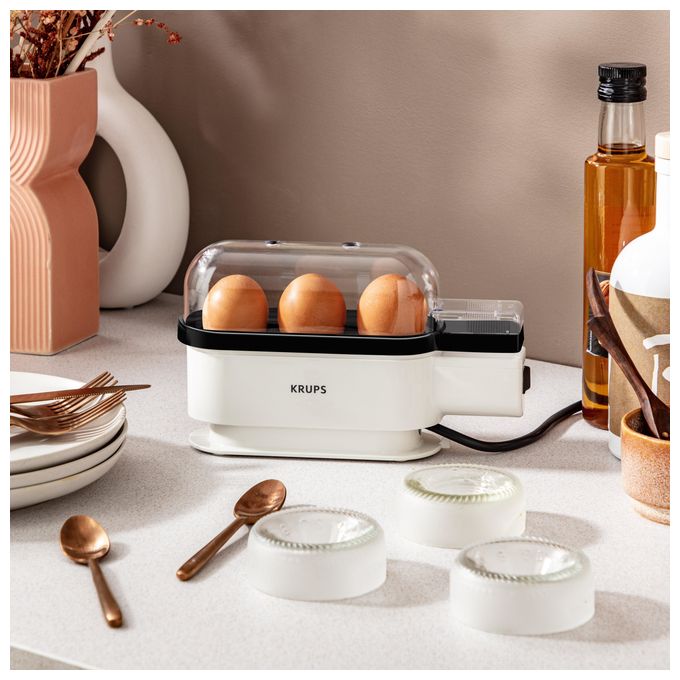 Eierkocher für 3 Eier  EG2341 Ovomat Trio (Schwarz, Weiß) 