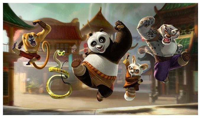 Kung Fu Panda - 1-4 Collection (Blu-Ray) 