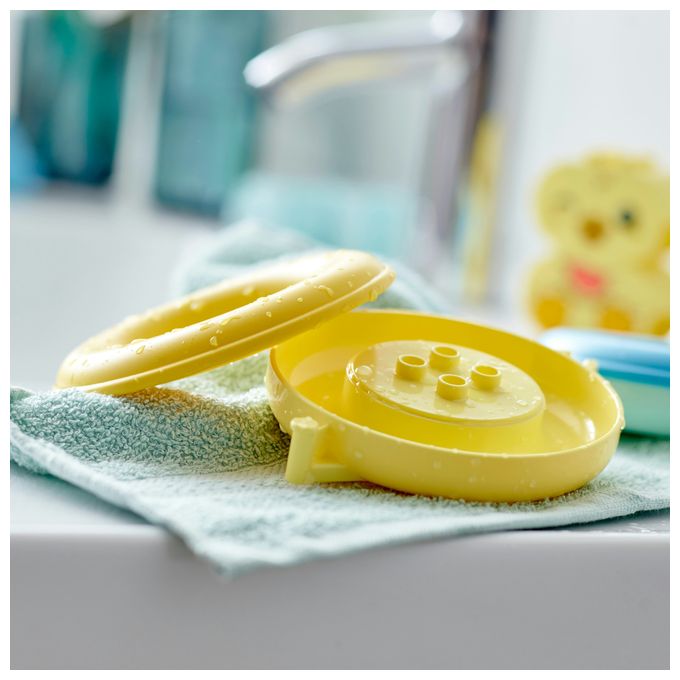 Badewannenspaß: Schwimmender Tierzug 
