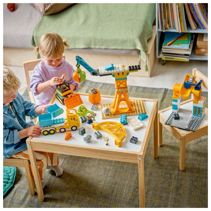 Baustelle mit Baufahrzeugen – 3-in-1-Set 